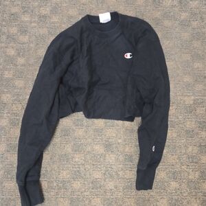 Champion Vintage Crewneck *homemade cut crop topp